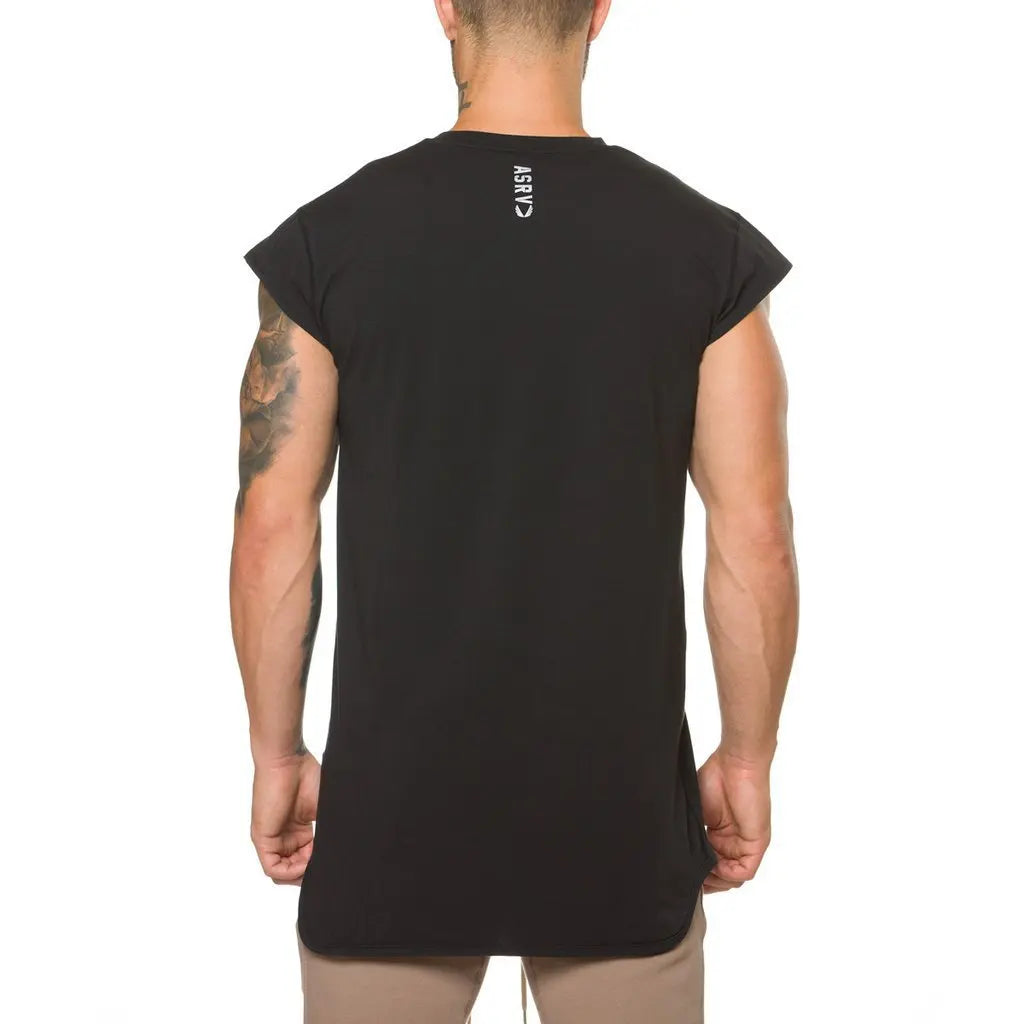 Batwing Sleeve Tshirt Men Workout GYM Fitness T Shirts Moto Biker Tops Hip Hop Streetwear Men Clothing