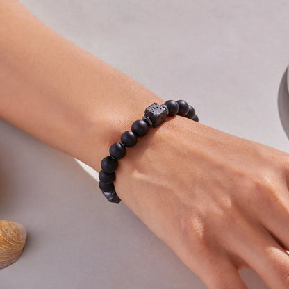 Bring Good Luck and Attract Wealth Natural Stone Bracelet Energy Meditation Bracelet Friendship Jewelry Gift Stretch Bracelet
