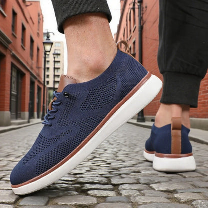 Men Sneakers Breathable Mesh Design Fashionable Lightweight Comfortable Casual Shoes Daily Walking Travel Shoes Tenis Masculino