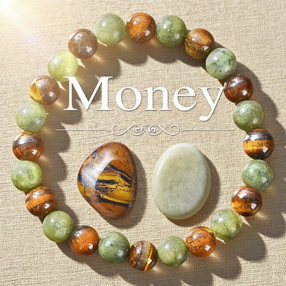 Prosperity and Abundance Healing Bracelet - Relaxing Bracelet to Enhance Personal Success Power and Health