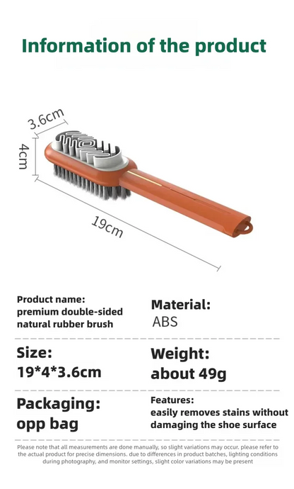 2-in-1 Eraser Scrub Cleaner for Suede Nubuck Shoes Suede Shoe Brush Rubber