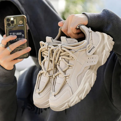 Men‘s Casual Sneakers new High Quality Comfortable Versatiled white shoes Outdoor Running Four Seasons Luxury Men platform shoes
