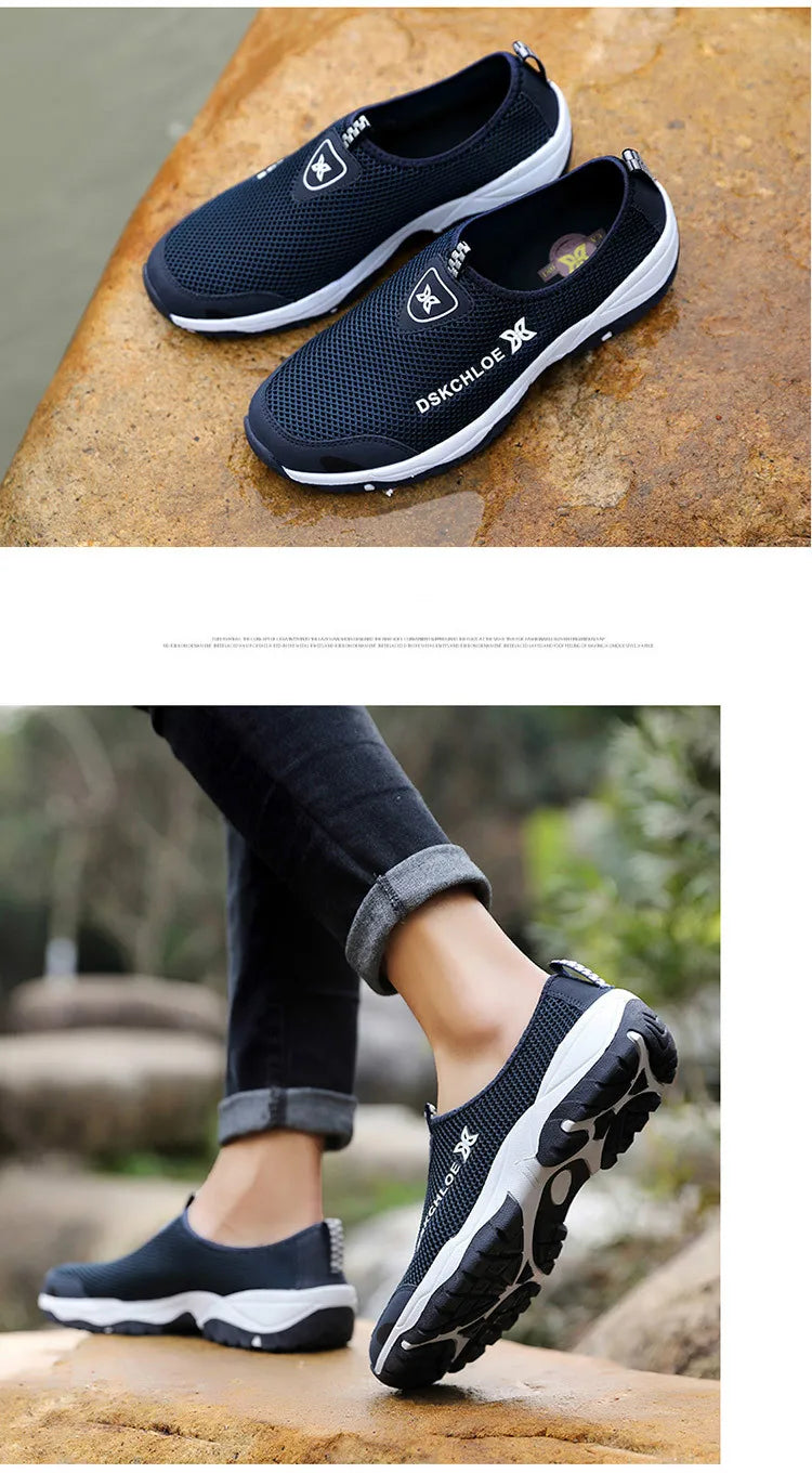 Men's Summer Sports Shoes Anti-skid and Wear-resistant Soles New Discount Shoes for Outdoor Hiking Casual and Breathable Shoes