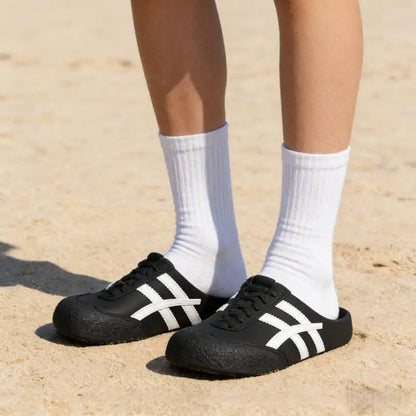 Brand Design Vulcanized Racing Shoes Women Summer 2026 Soft Light Weight Eva Outdoor Mules Slippers Plus Size Casual Clogs Shoes