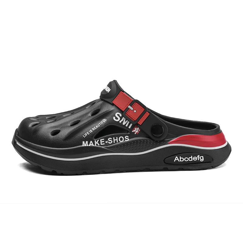 Summer Men Slippers Classics EVA Insole Men Shoes Arch Support Waterproof  Garden Clogs For Men Beach Shoes
