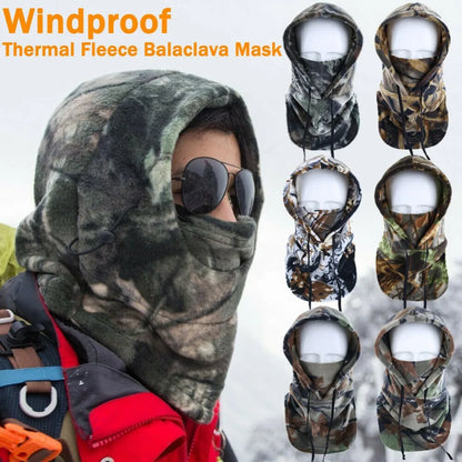 Winter Thermal Full Face Mask Cover Hoods CS Hat Ski Cold Weather Balaclava Polar Fleece Hat Hooded Neck Warmer Cycling Cap