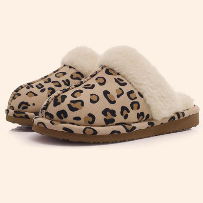 Litfun Fuzzy Platform Slippers For Women Winter Warm House Shoes With Memory Foam Outdoor Anti-Slip Fashion Fur Fluffy Slippers