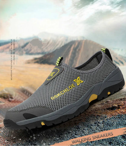 Men's Summer Sports Shoes Anti-skid and Wear-resistant Soles New Discount Shoes for Outdoor Hiking Casual and Breathable Shoes