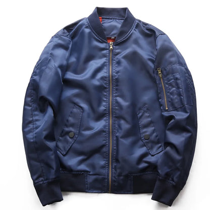Mens Bomber Jacket 2025 New Spring Autumn Male Baseball Jackets Pilot Men Outwear Army Green Coat Zipper Men's Tactical Uniform