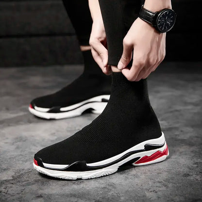 Shoes for Men Sneakers Men All Brands Tennis Loafers Shoes Tide Women Elastic Socks Shoes Fashion Casual Shoes Large 2024 Autumn