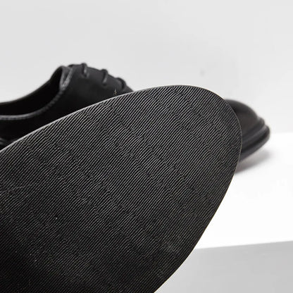 Handmade Mens Oxford Shoes Grey Leather Brogue Men's Dress Shoes Classic Business Formal Shoes for Man Wedding Zapatillas Hombre