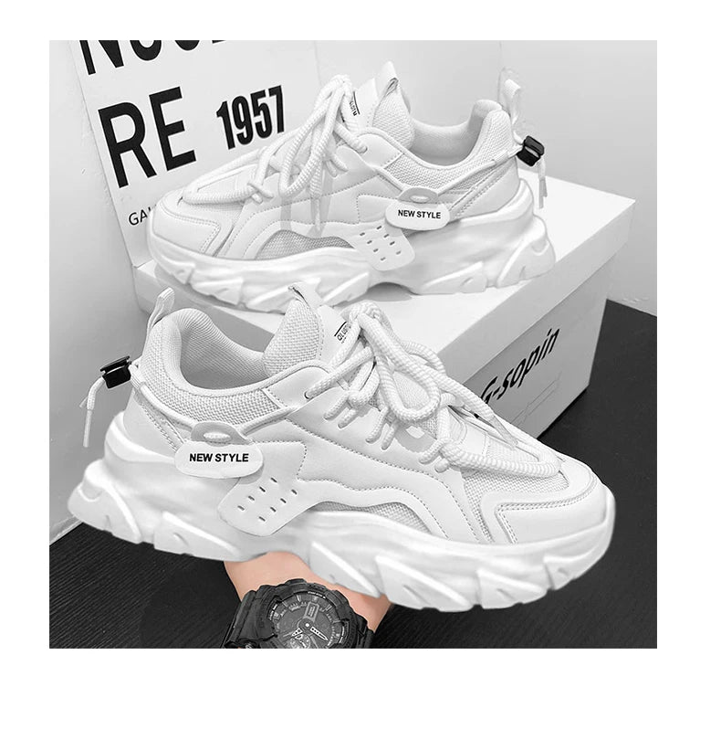Men‘s Casual Sneakers new High Quality Comfortable Versatiled white shoes Outdoor Running Four Seasons Luxury Men platform shoes