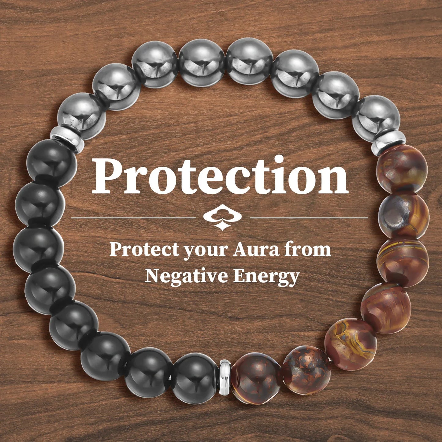 Bring Good Luck and Attract Wealth Natural Stone Bracelet Energy Meditation Bracelet Friendship Jewelry Gift Stretch Bracelet