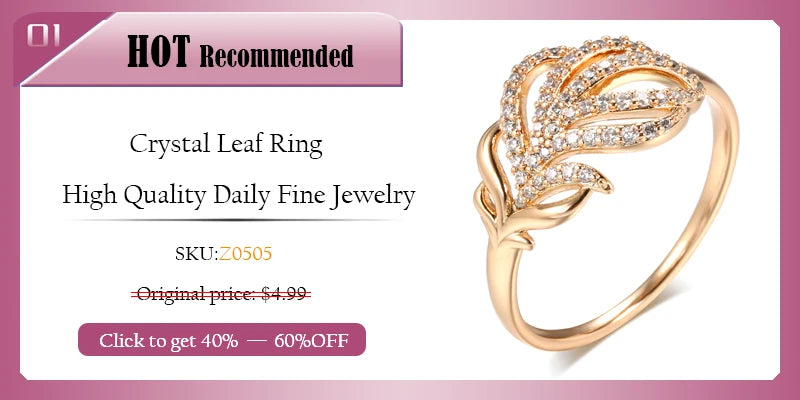 Kinel Simple Geometry Cross Ring for Women Fashion Design 585 Rose Gold With Natural Zircon Korean Party Daily Jewelry Girl
