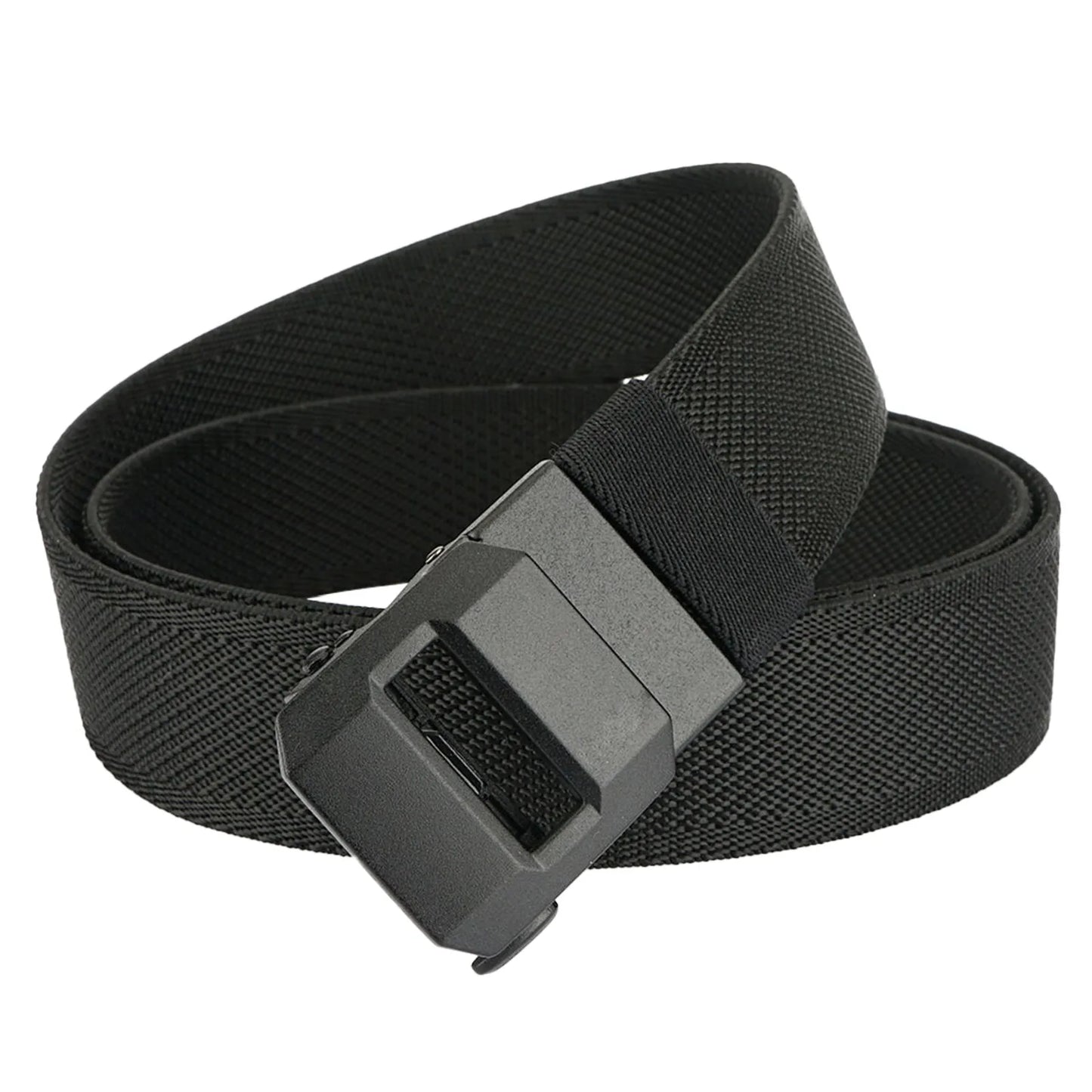 Men'S Elastic Waistband With Automatic Buckle Canvas And Trendy Pants Strap