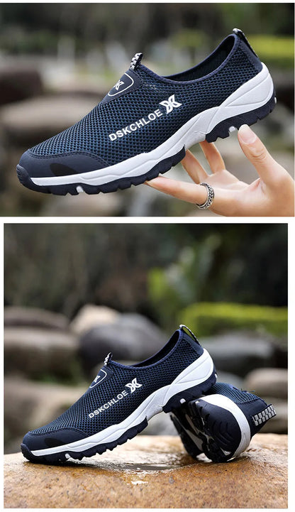 Men's Summer Sports Shoes Anti-skid and Wear-resistant Soles New Discount Shoes for Outdoor Hiking Casual and Breathable Shoes