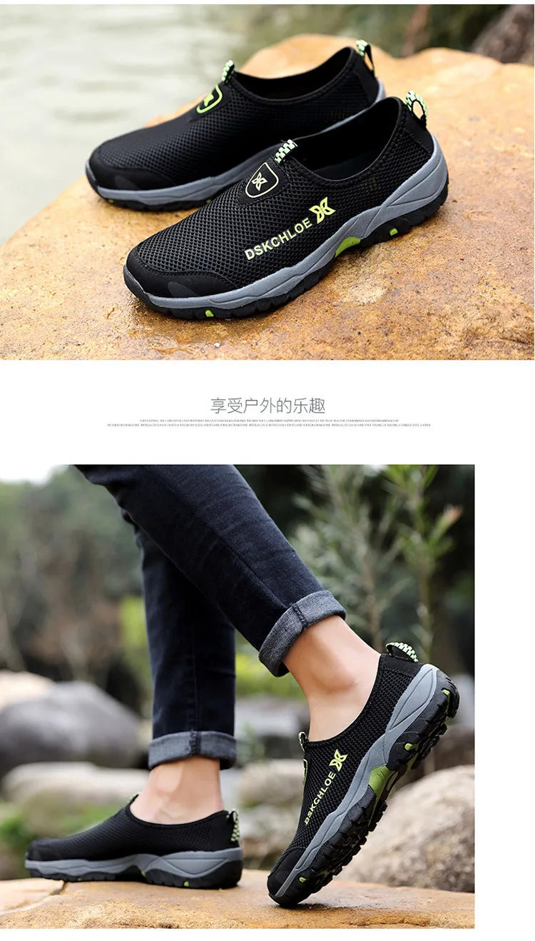 Men's Summer Sports Shoes Anti-skid and Wear-resistant Soles New Discount Shoes for Outdoor Hiking Casual and Breathable Shoes