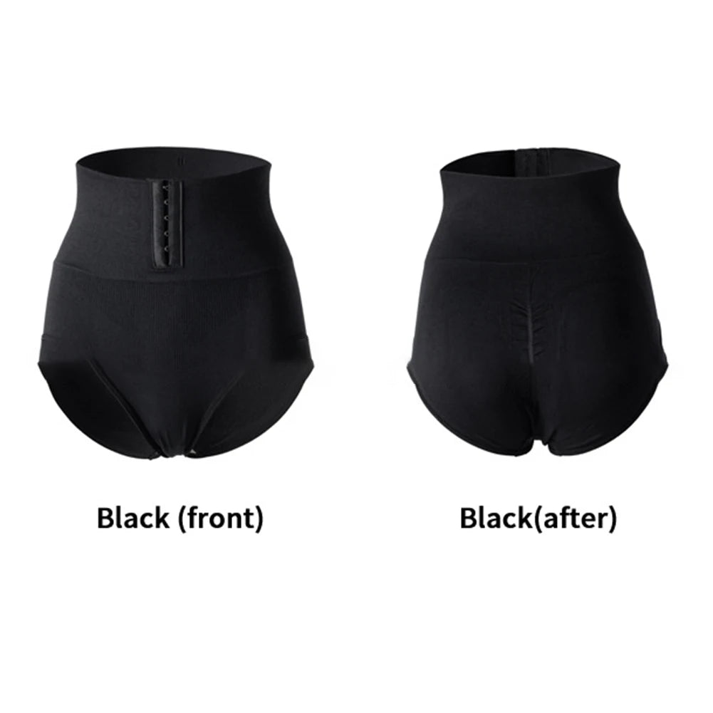 Womens Strong Postpartum Plus Size Buttoned Hip Lifting Top Waist Pants Mid-waist Comfortable High-quality Underpanties