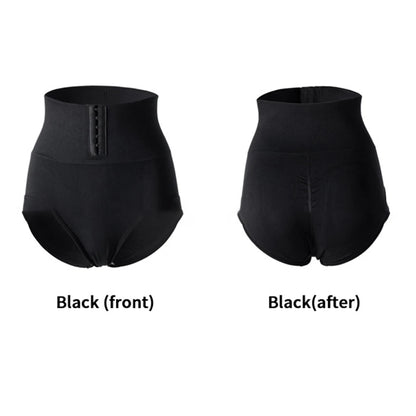 Womens Strong Postpartum Plus Size Buttoned Hip Lifting Top Waist Pants Mid-waist Comfortable High-quality Underpanties