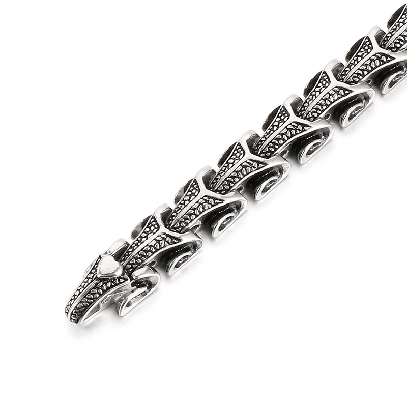 11mm Dragon Chain Bracelet & Necklace - Stainless Steel 316L - KN10315-D