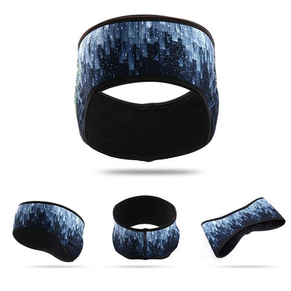 Winter Ear Warmer Cover Sports Head Band Fleece Cycling Running Ski Cold Weather Ear Muff Hairband Headwear for Men Women