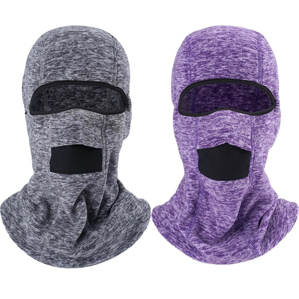 Winter Ski Full Face Mask Motorcycle Thermal Fleece Hat Balaclava Neck Cover Cap