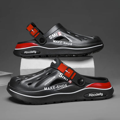 Summer Men Slippers Classics EVA Insole Men Shoes Arch Support Waterproof  Garden Clogs For Men Beach Shoes