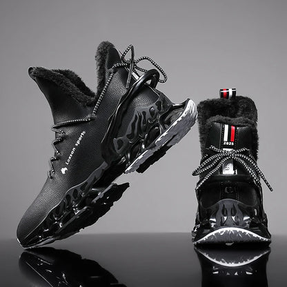 men boots 2025 New Winter Slippers Warm Men Shoes Waterproof Non-Slip Plush Sneakers Male tenis shoes Boots Men Sneakers Winter