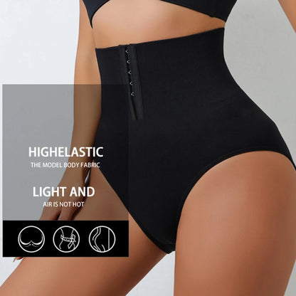 Womens Strong Postpartum Plus Size Buttoned Hip Lifting Top Waist Pants Mid-waist Comfortable High-quality Underpanties
