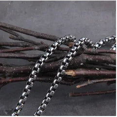 Vikings Jewelry Never Fade Stainless Steel Men Chains Necklace without Pendant fit for most pendant