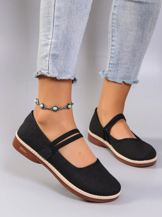 Spring New Women's Casual Sports Shoes Comfortable, Breathable, Lightweight, Wear resistant Lazy Shoes, Soft soled Flat Shoes