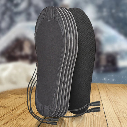 USB Heated Shoe Insoles Electric Heated Shoes Pad Cuttable Electric Heated Insoles Washable for Winter Camping Fishing