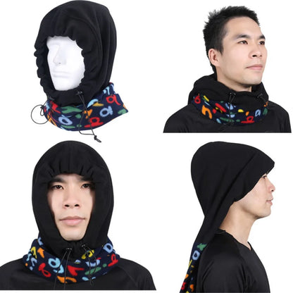 Winter Adjustable Windproof Hat Thermal Fleece Face Mask Hood Beanies for Cold Weather Warmer Full Face Ski Mask Caps