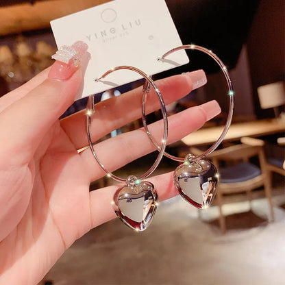 New Vintage Statement Gray Crystal Leaf Earrings for Women Fashion Unique Accessories Party Jewelry Birthday Anniversary Gifts