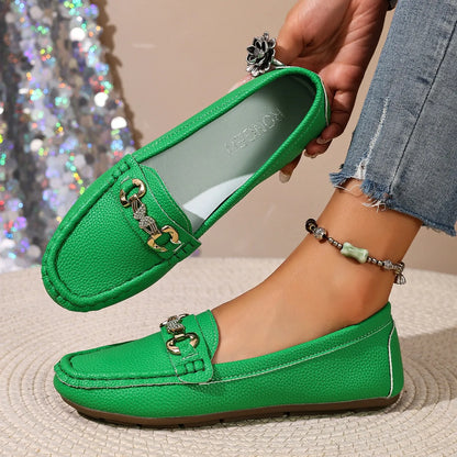 2026 New Women Flats Spring Autumn Casual Slip on Mary Jane Shoes Fashion Sneakers Women Round Toe Solid Soft Sole Flat Loafers