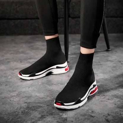 Shoes for Men Sneakers Men All Brands Tennis Loafers Shoes Tide Women Elastic Socks Shoes Fashion Casual Shoes Large 2024 Autumn