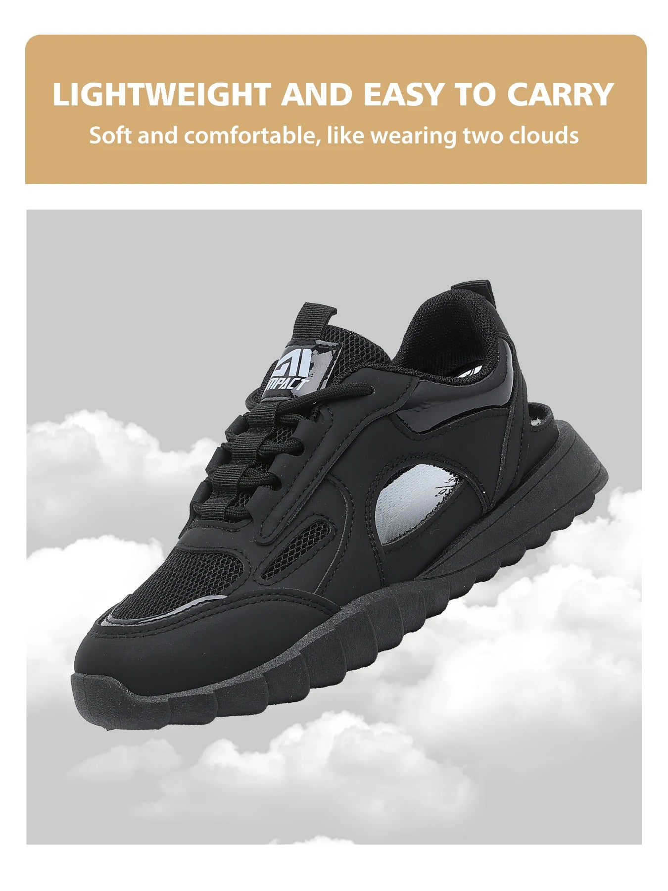 Women's Breathable Thick-Sole Sneakers w/Durable Design, Outdoor Running/Walking Shoes for Gym & Daily Wear - Stylish Comfort