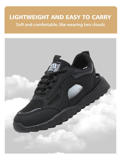 Women's Breathable Thick-Sole Sneakers w/Durable Design, Outdoor Running/Walking Shoes for Gym & Daily Wear - Stylish Comfort