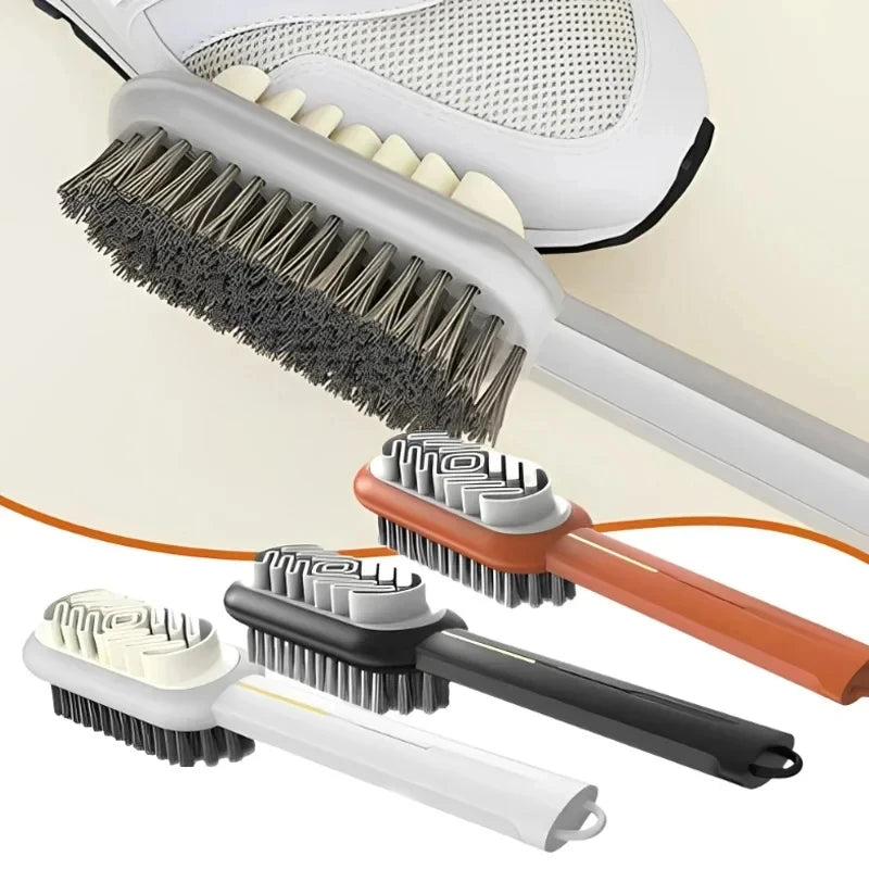 Long Handle 2 Sided Boot Cleaner Rubber Eraser Set Shoes Stain Dust Suede Cleaning Brush Shoes Brush Suede Clean Up Shoe Care