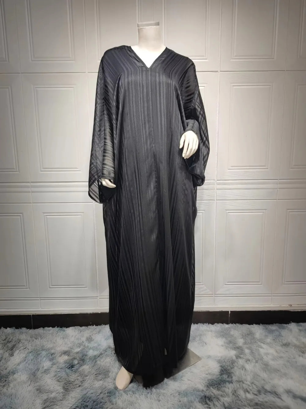 Eid Silky Muslim Set Women Satin Morocco Party Dress 2 Piece Set Abaya Evening Long Robe Musulman Ensembles Vestidos Largos