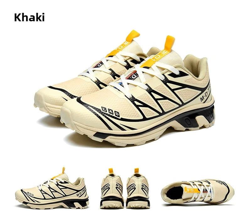 Men's hiking shoes, wear-resistant and anti slip outdoor sports shoes, fashionable and lightweight casual walking shoes