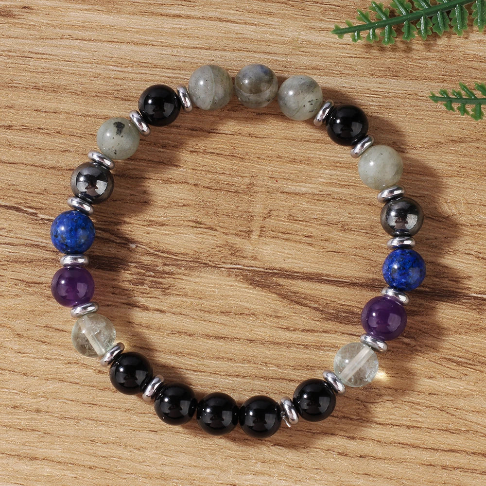 Exquisite summer accesorios hematite Pyrite brother Holiday Christmas spiritual natural stone money bracelet attract money