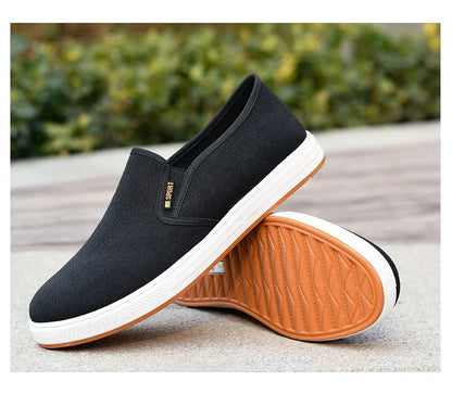 Autumn Low cut canvas shoes Comfort Male Flats Casual anti slip Vulcanized Sneaker New Fashion Light Loafers Zapatos Hombre