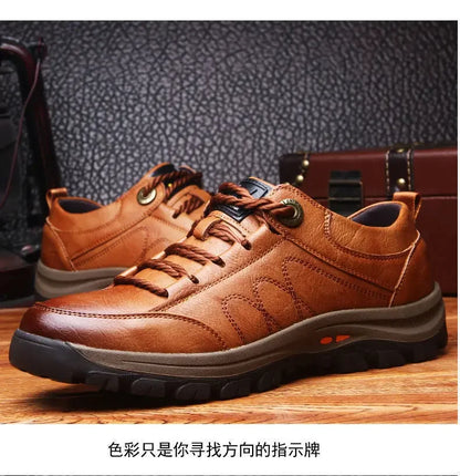 2024 men's shoes Street Trendy Running Non-Slip Outdoor Lace up hiking shoes casual sports shoes Large size mens sneakers