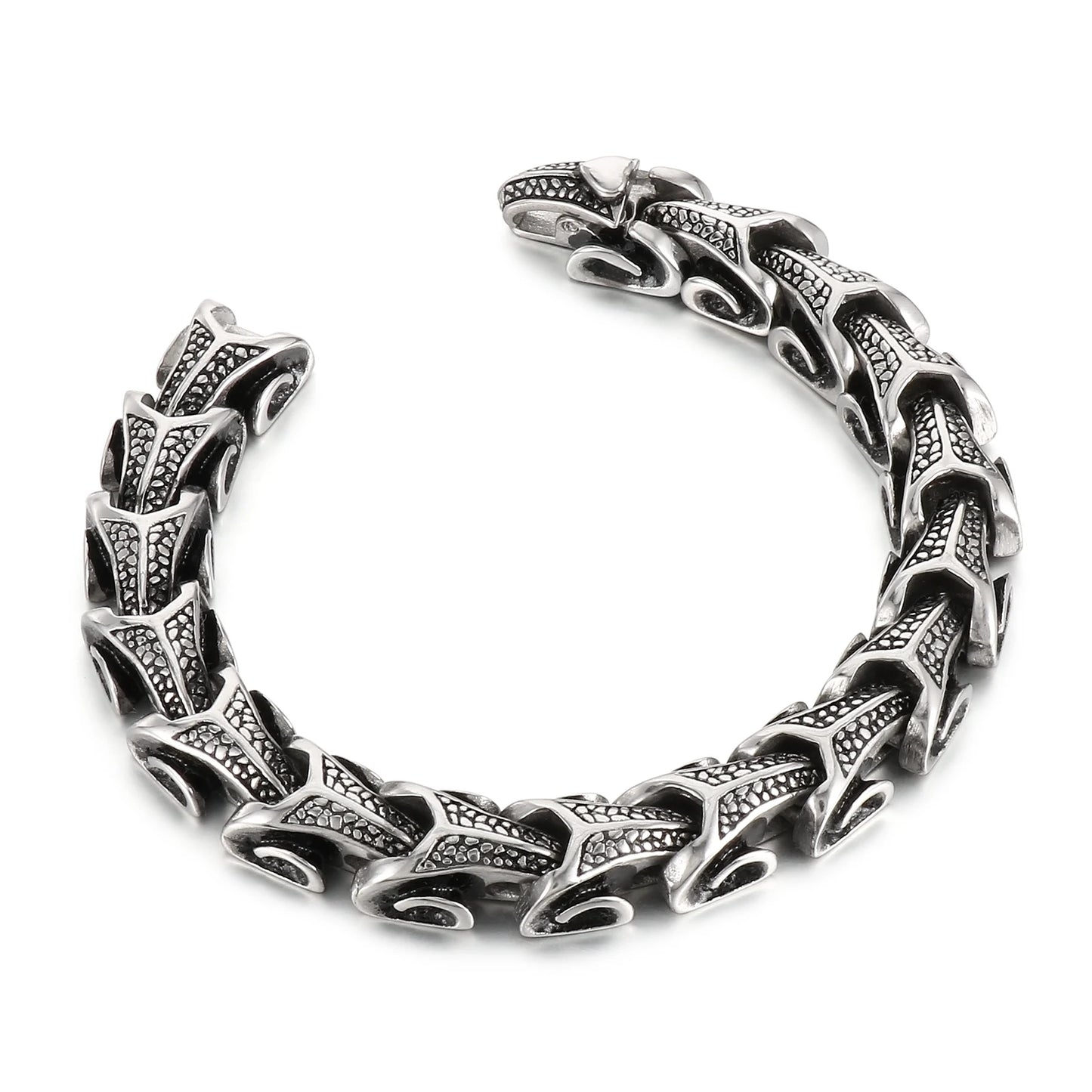 11mm Dragon Chain Bracelet & Necklace - Stainless Steel 316L - KN10315-D