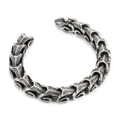 11mm Dragon Chain Bracelet & Necklace - Stainless Steel 316L - KN10315-D