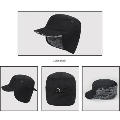 Winter Warmer Earmuffs Hat Fur Windproof Cold Weather Cap Ski Snow Hood with Ear Flaps for Men Women
