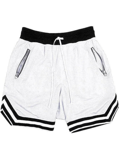 Men's Mesh Sports Track Shorts Summer Basketball Fitness Running Breathable Short Pants Loose Muscle Training Bermuda Masculina