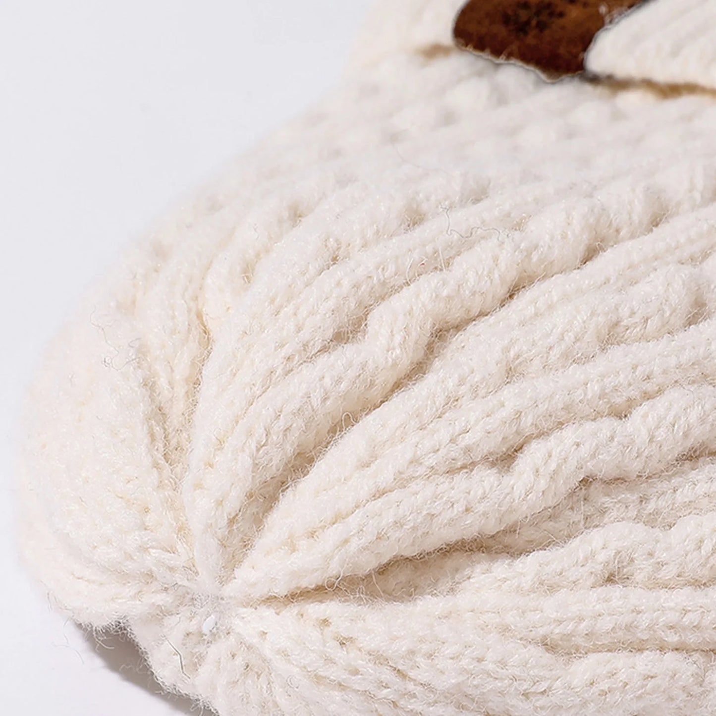 Winter Hat Glove Scarf Sets Knit Slouchy Beanie Hat Neck Warmer Screen-Touch Texting Gloves for Snow Cold Weather