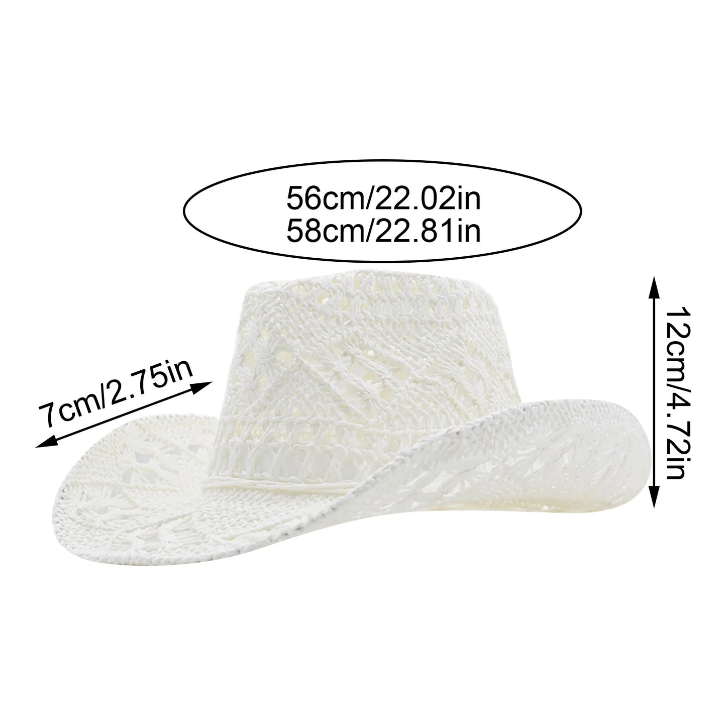 Straw Hat For Women Men Summer Handmade Classic Vintage Hollow Out Western Curled Wide Brim Sun Hat Fishing Hat Climbing Cap ﻿